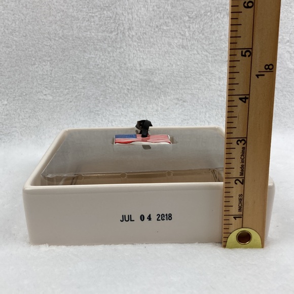 Rae Dunn Artisan Collection Americana Napkin Holder with Weight - Picture 11 of 11